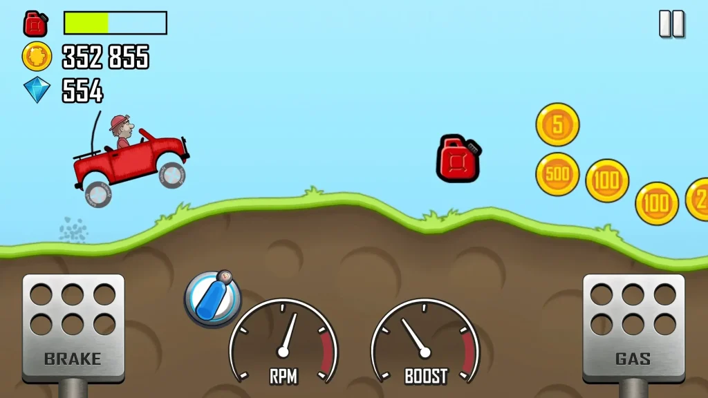 تحميل Hill Climb Racing مهكرة اخر اصدار أموال غير محدودة