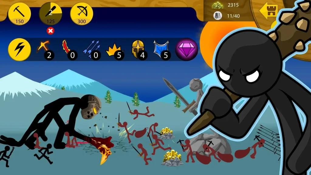 تحميل لعبة Stick War Legacy مهكرة من ميديا فاير
