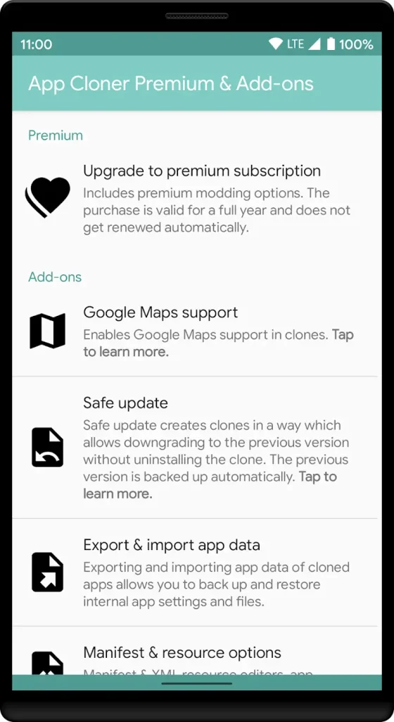 تحميل تطبيق  App Cloner مهكر اخر اصدار للاندرويد مجاناً  من ميديا فاير

